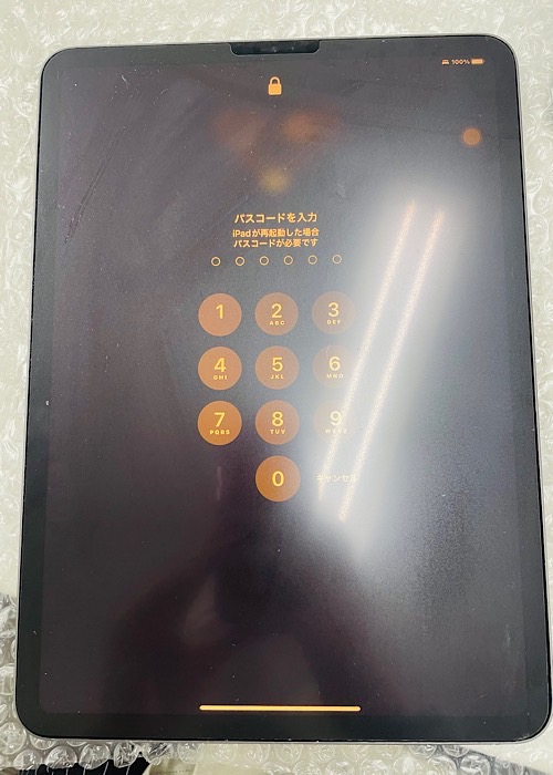 iPadPro11インチ第2世代　ドックコネクター交換修理後　画像